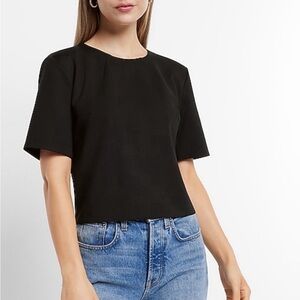 Express Skimming Ponte Boxy Tee M